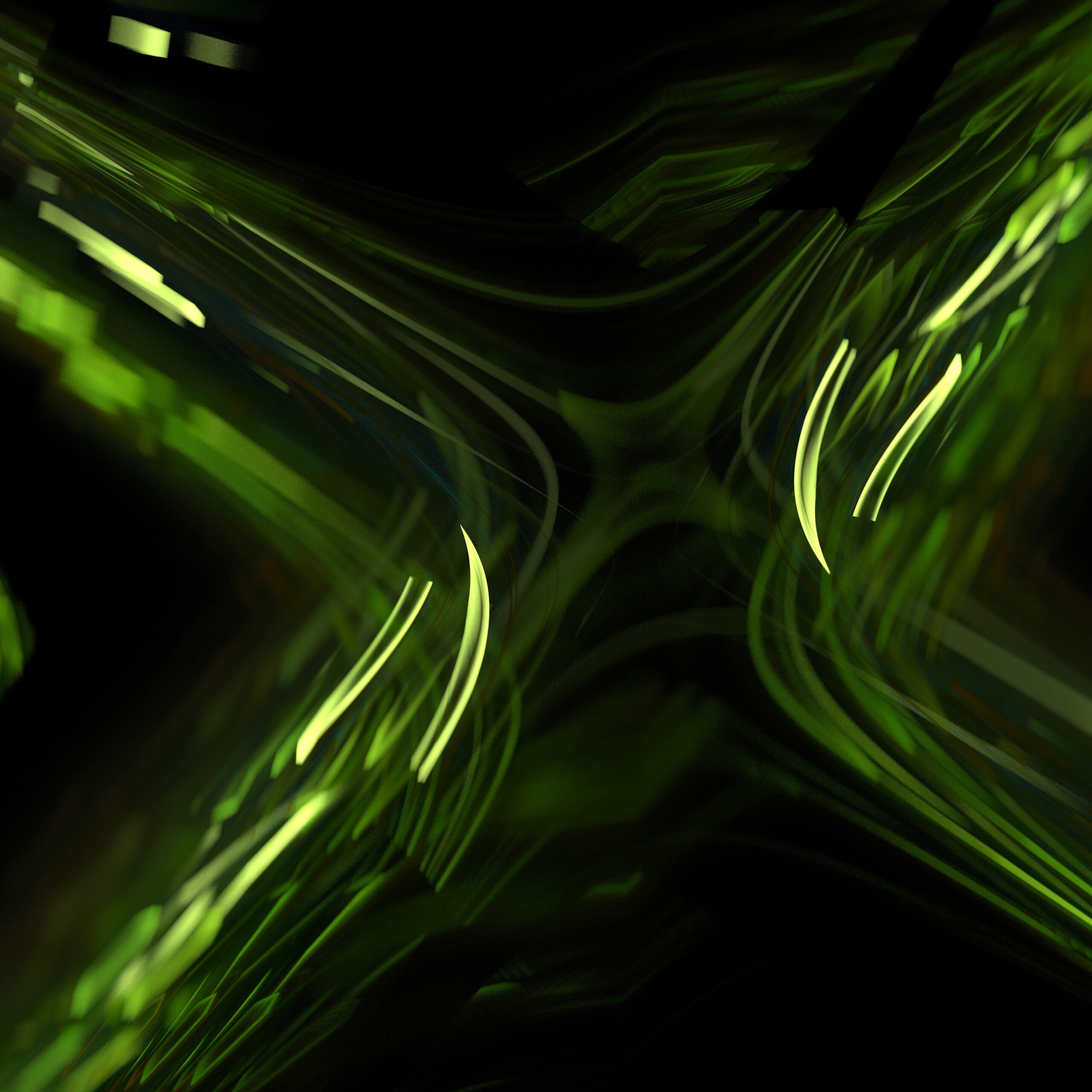 green line streaks background